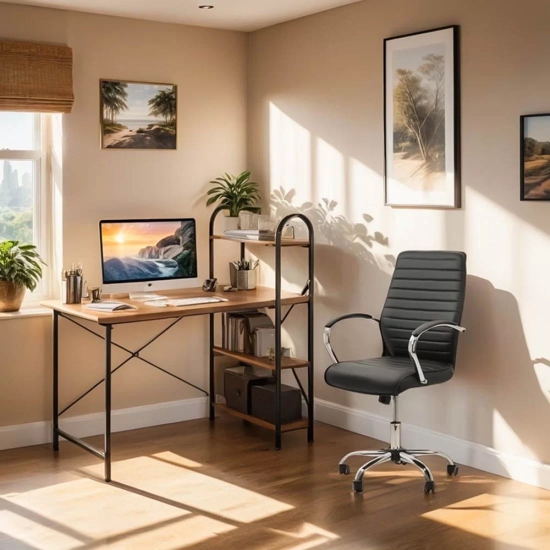 Scaune de birou operative Office 323 Negru